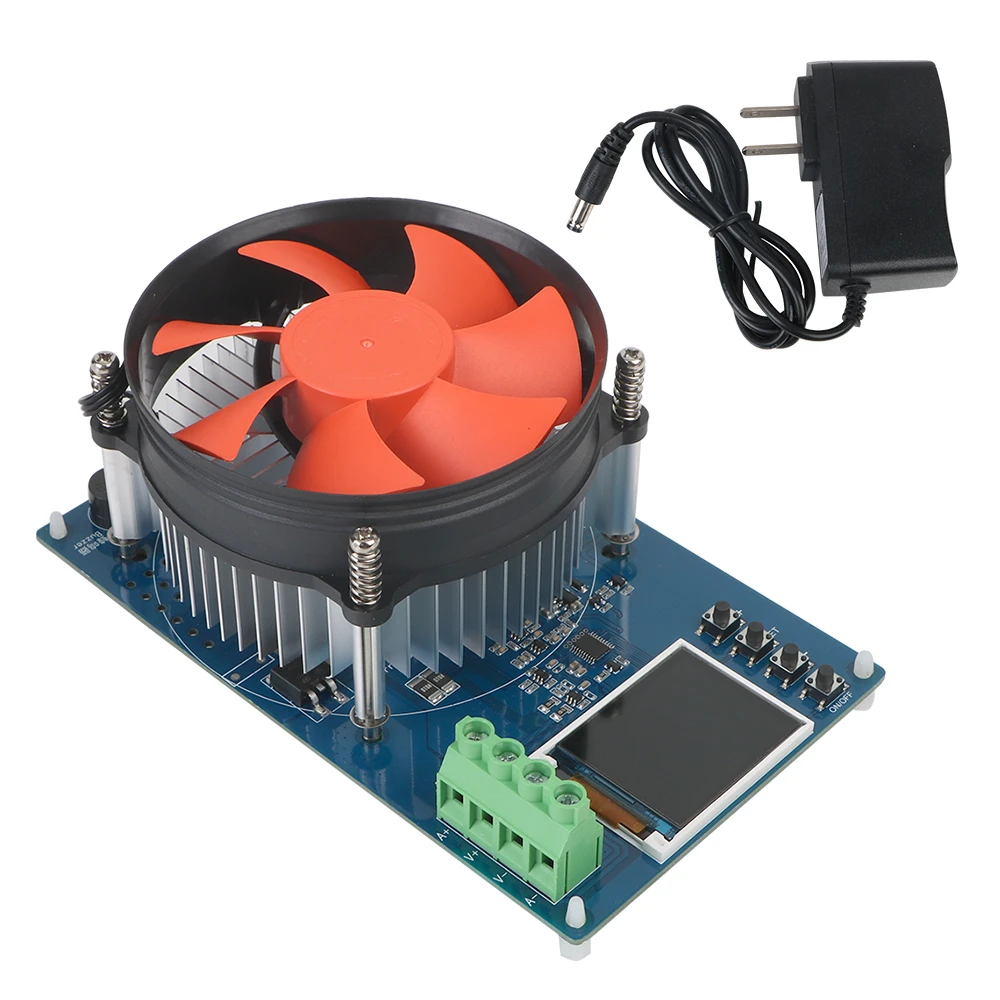 Elektronikus terhelésű 4-vezetékes lítium akkumulátor teszter digitális analizátor amerikai csatlakozó akkumulátor szerszámok állítható tesztmodul 150W 20A DC