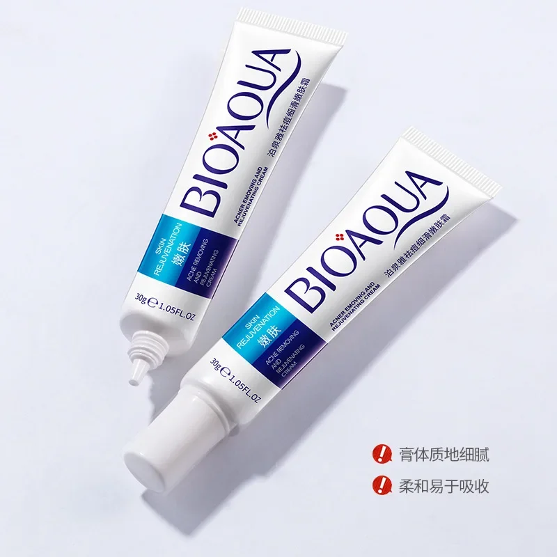 BIOAQUA 30g Acne Treatment Blackhead Removal Anti Acne Cream Oil Control Shrink Pores Acne Scar Remove Face Care Whitening