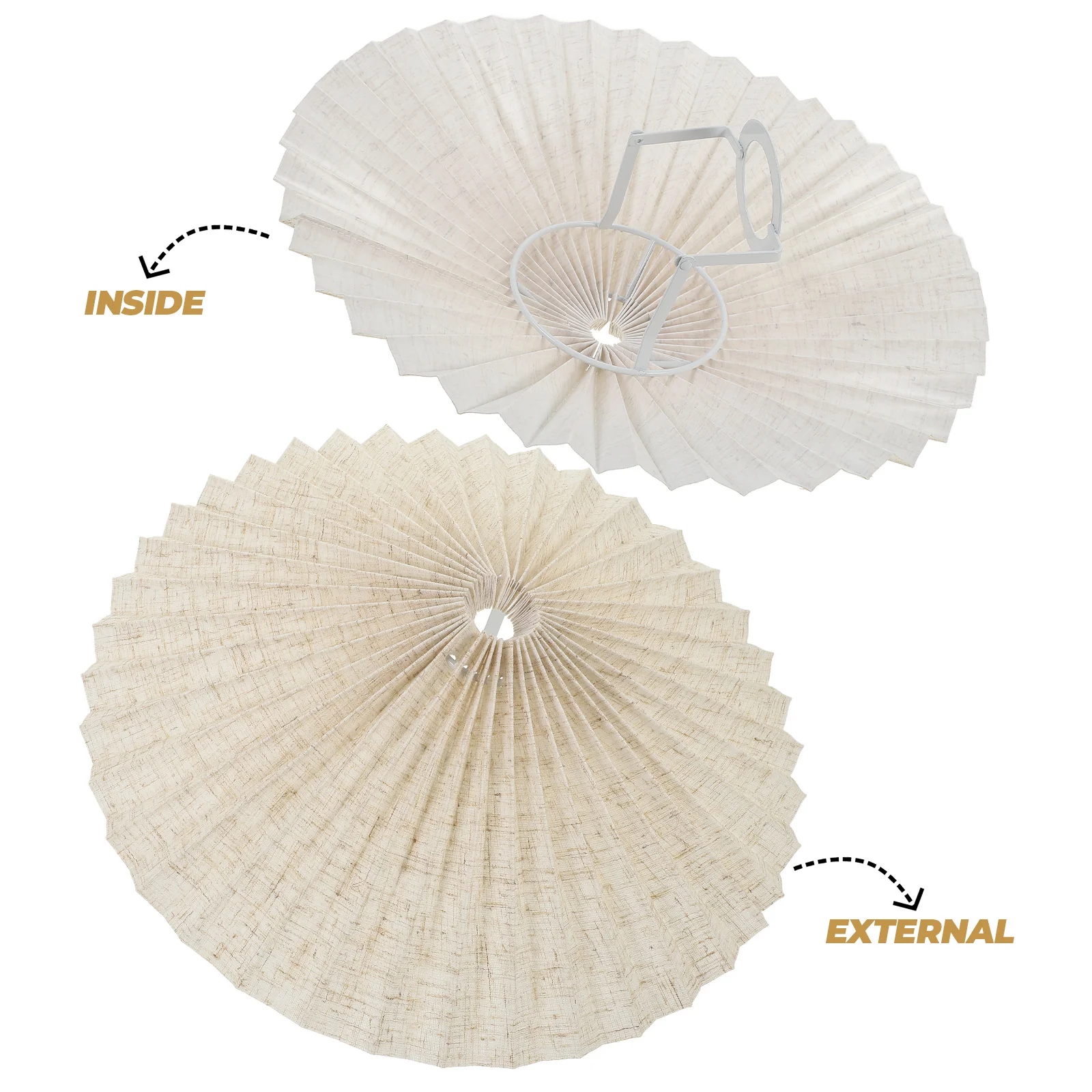 

Stable Fabric Lampshade Wear-Resistant Simple Design For Table Floor Desk Lamp Easy Installation Home Hotel Decorative Light