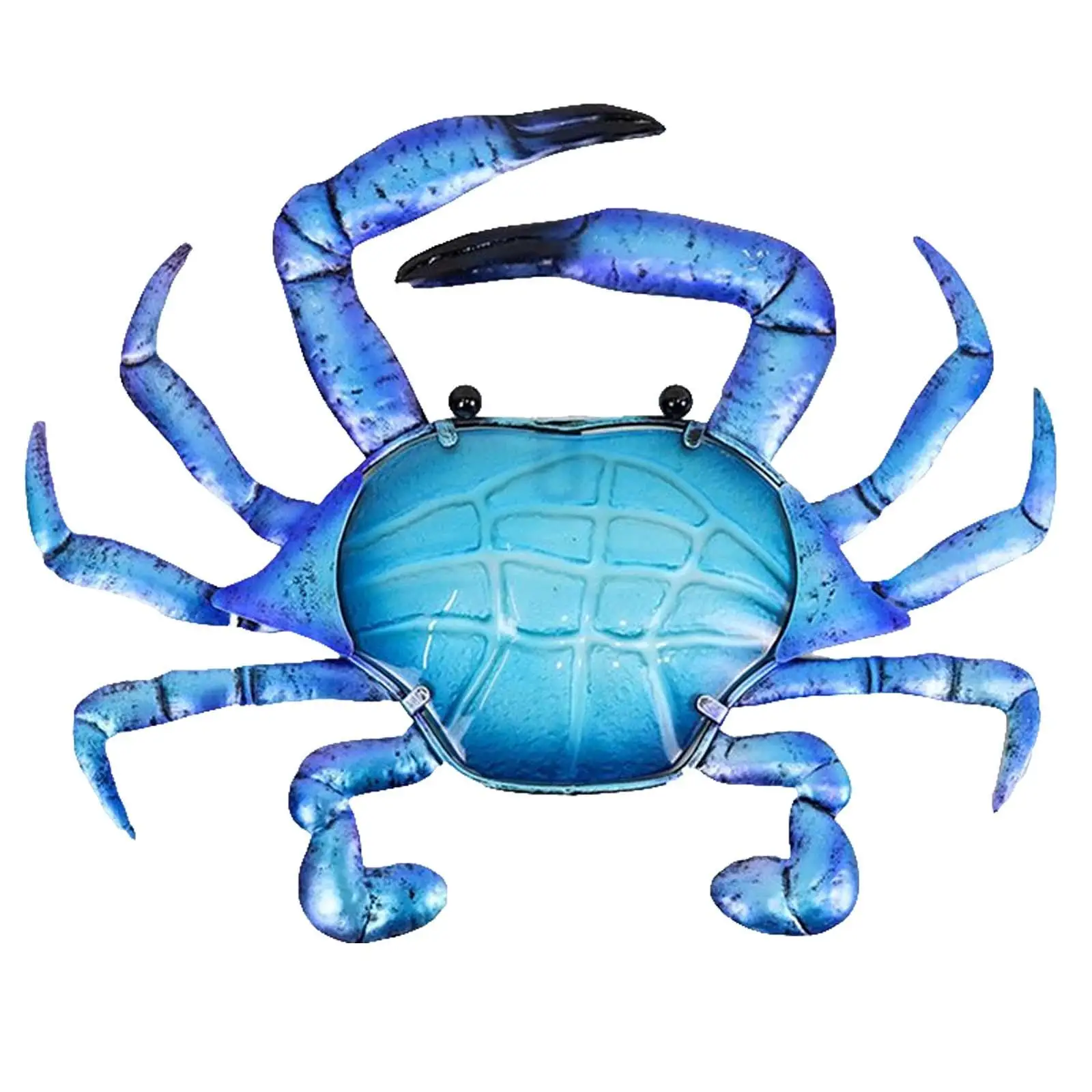 Crab Wall Sculpture Craft Collectible Metal for Bedroom Patio Decorative