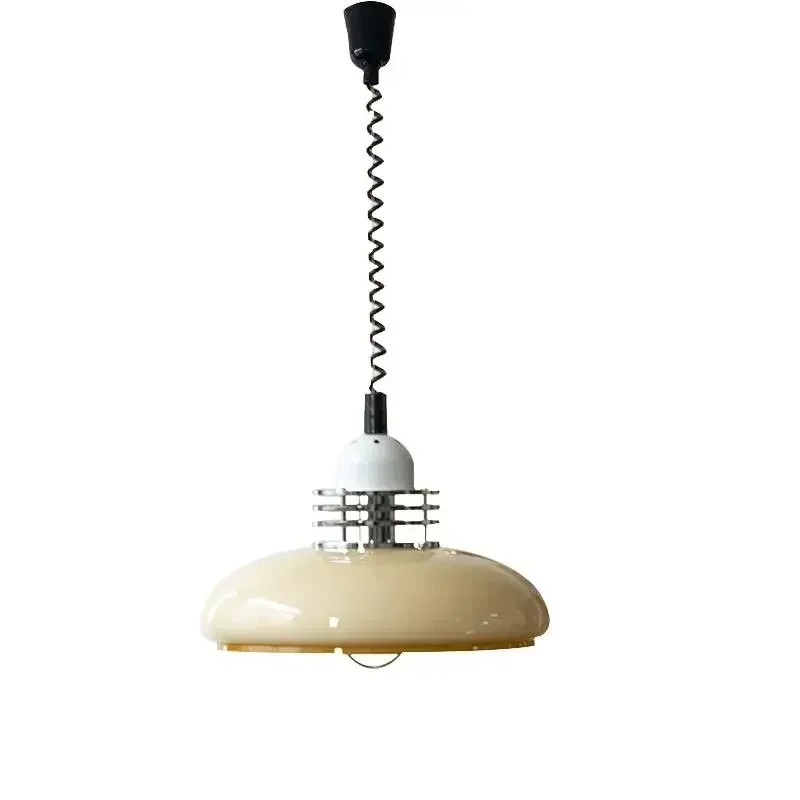 

Medieval Retro Retractable Chandeliers Bauhaus Glass Pendant Light Restaurant Bar Bedroom Study Pendant Hanging Lamp Lustre