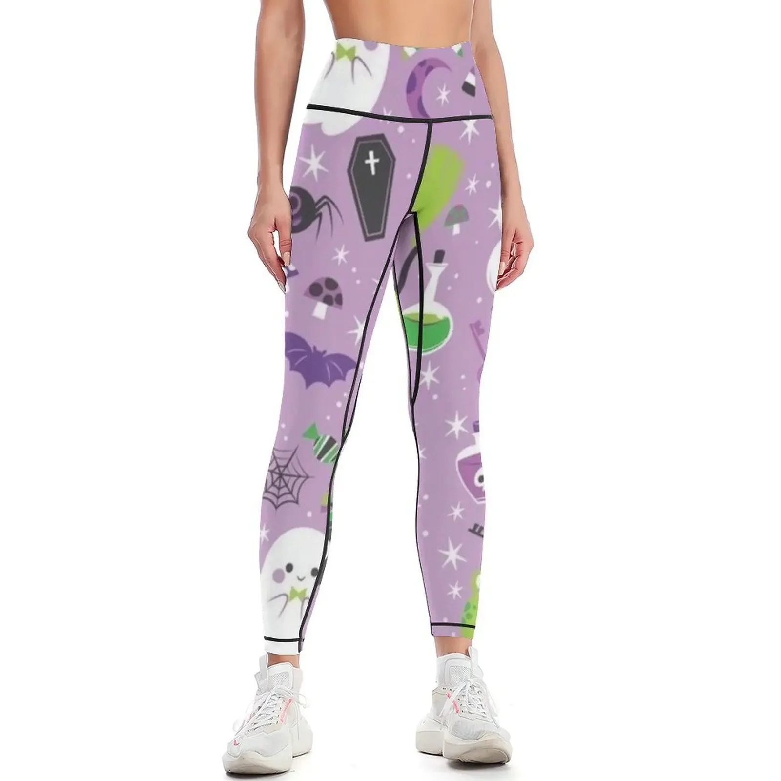 

Spooky Halloween Print Leggings sport pants Women's push up sportswear woman gym 2025 sporty woman push up Womens Leggings