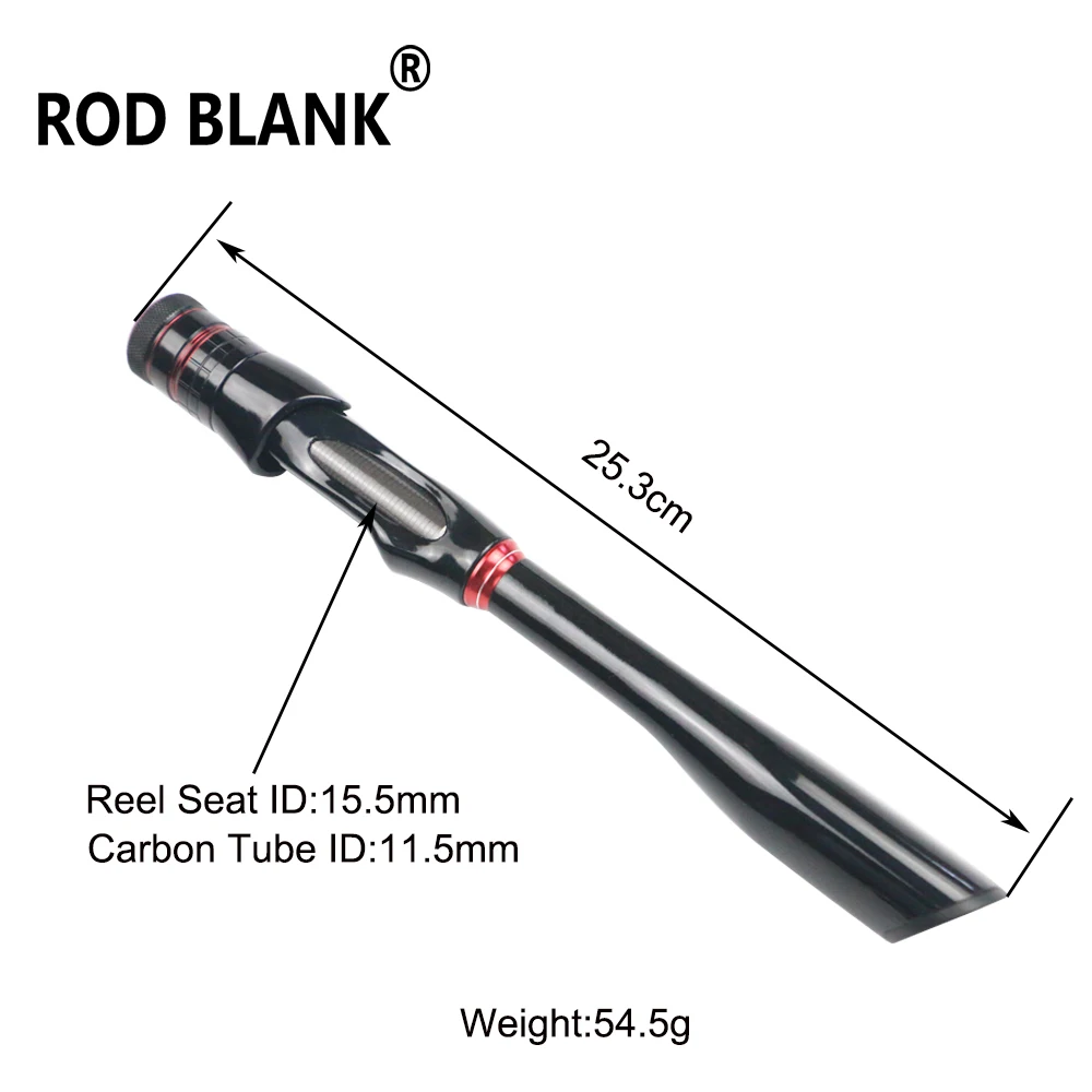 Rod Blank 1 Set Spinning Trout Rod Handle Kits ABS Triangle Grip Rod Building DIY Components Pole Repair Accessories - view 2