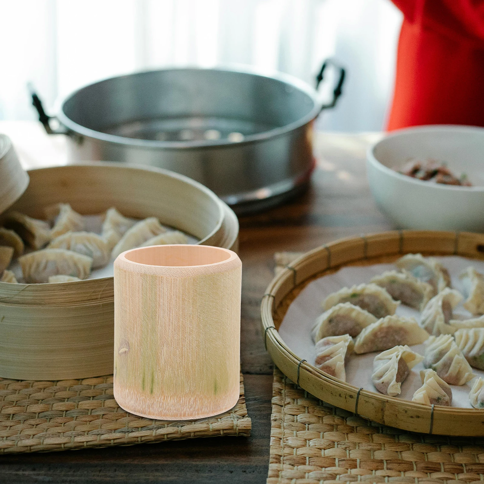 

Bamboo Rice Steamer Basket Versatile for Rice Bread Dumplings Robust and Reliable for Regular Use Bamboo Tubes,