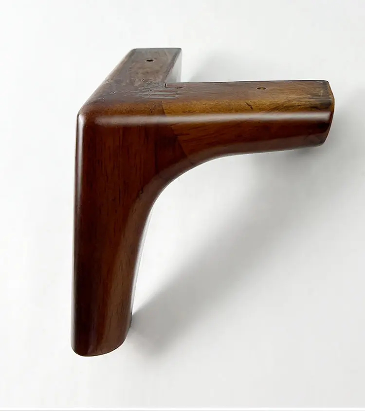 4Pcs 13/14/15cm Solid Wood Furniture Feets Sofa Cabinets Legs Square Bed Table Chair Replacement Feet Home Furniture Accessories