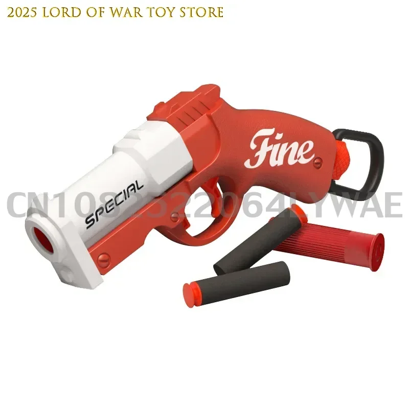 S686 Shotgun Sucker Bullets Toy Gun Model Soft Bullets Pistol Shell Ejection Launcher Outdoor Cs Pubg Game Prop Kids Adult Gifts