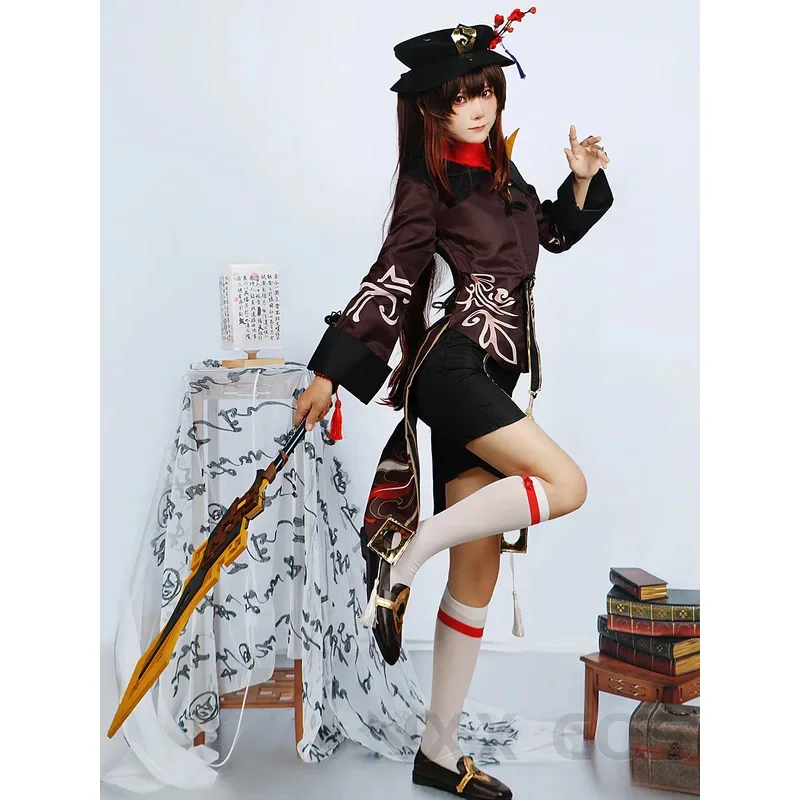 

2025 yiyi Game GenshinImpact Hu Cosplay Costume Role Play Comic Con Who TAO Dress Hallowmas Party Wigs Animation Prop
