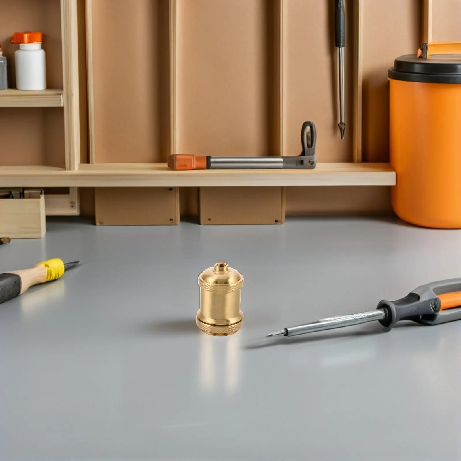 

Патрон для лампы E27 из чистой меди, винтажное основание для подвесного светильника, термостойкий, изолированный, для проектов DIY-освещения