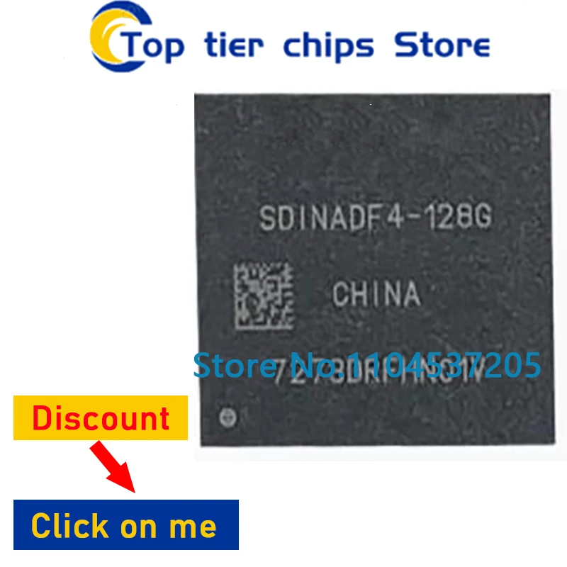 (1 stuk) SDINADF4-128G SDINBDA4-128G BGA153