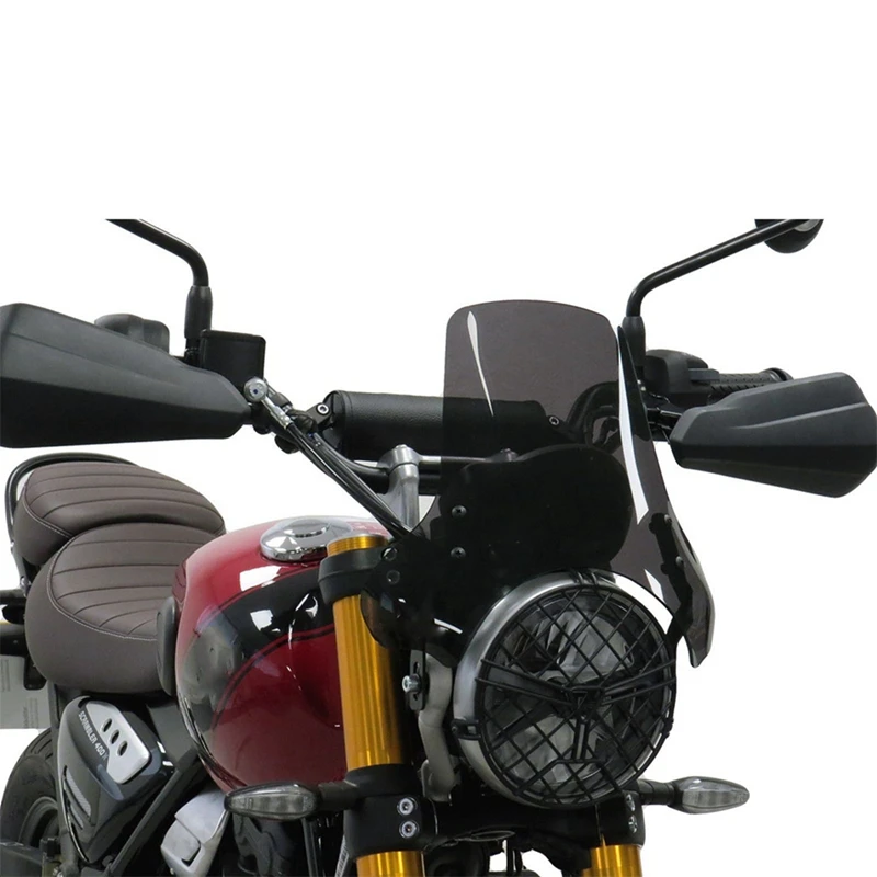 OB-Motorcycle Windshield Windscreen Air Deflector For Speed 400 Scrambler 400 X Scrambler 400X 2024