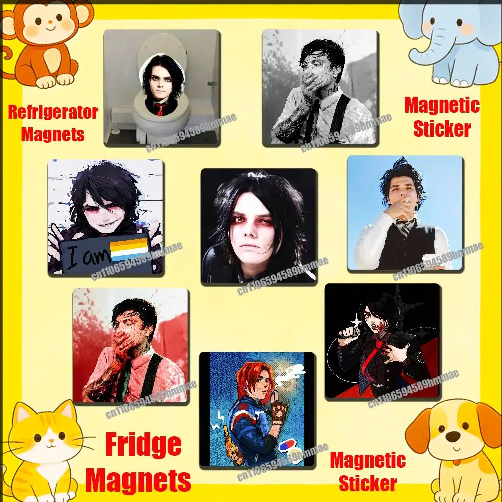 

For G-Gerard W-Way M-MCR Fridge Freezer Refrigerator Magnets Kitchen Metal Cabinet Magnetic Sticker Card