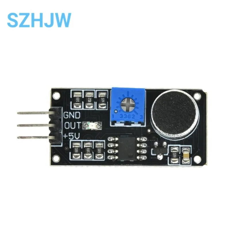 Sound Sensor Module 3 Pin Voice Sound Detection Sensor Amplifier LM393 Electret Microphone DIY Kit