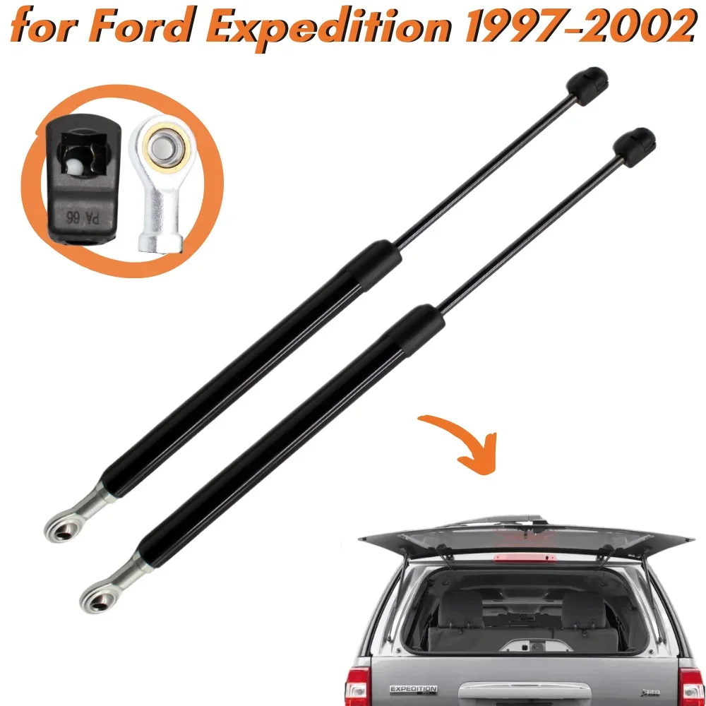 Qty(2) Rear Window Glass Struts for Ford Expedition for Lincoln Navigator SUV 1997-2002 17.95inch Lift Supports Gas Spring Shock