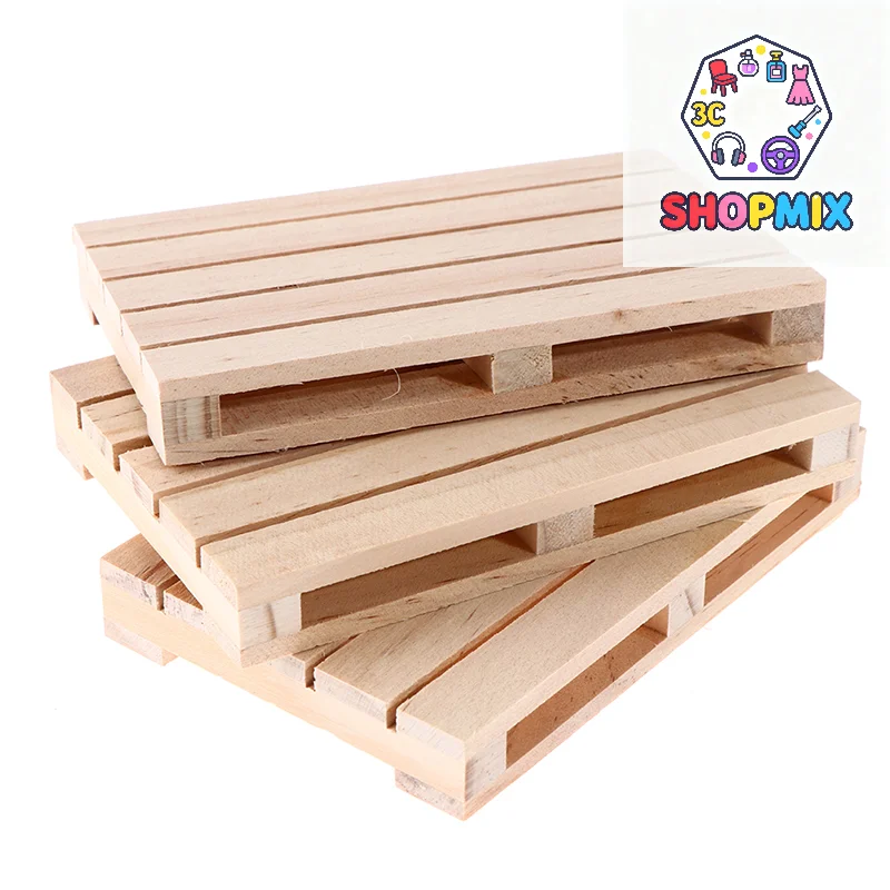 Mini Wooden Pallet Beverage Coasters for Hot and Cold Drinks Wood Pallet