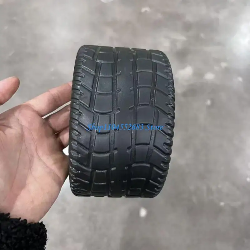 Quick Install 7Inch Industrial Rubber Wheel Precise Ball Bearing Seamlessly Rolling for Foldable Wagon Workshop Machinery