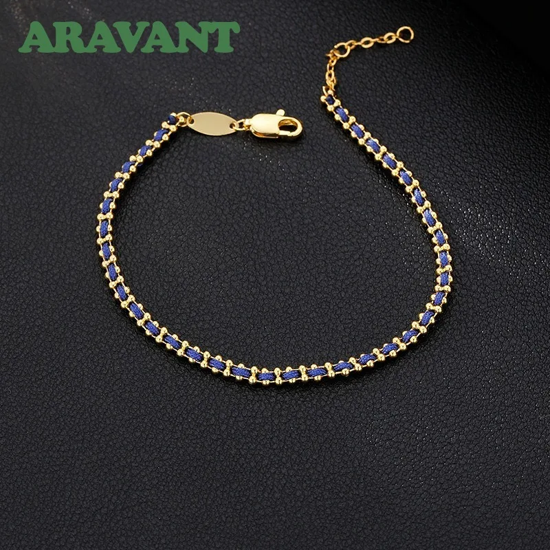 ARAVANT 925 Sterling Silber rotes Seil-Armband für Frauen, beste Freunde, Modeschmuck – Detail 2
