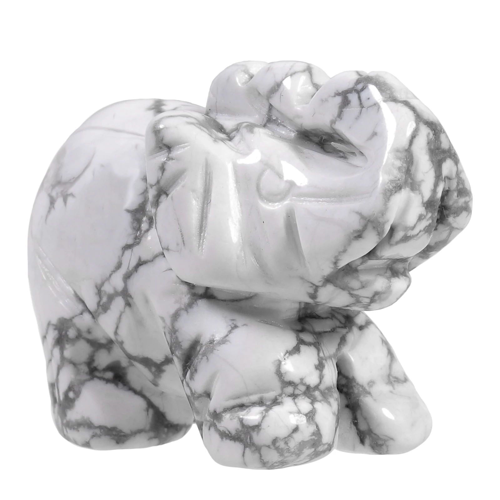 

Ручная резная фигурка слона из хрустального камня, Рейки, целебный драгоценный камень, статуя животного для украшения дома, ювелирные изделия, 1,5 дюйма