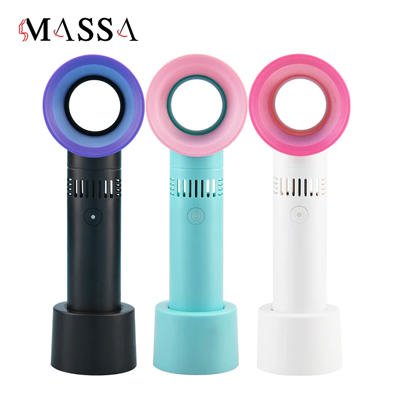 Ventilateur de cils sans lame portable, mini ventilateur créatif, chargement USB, déterminer petit