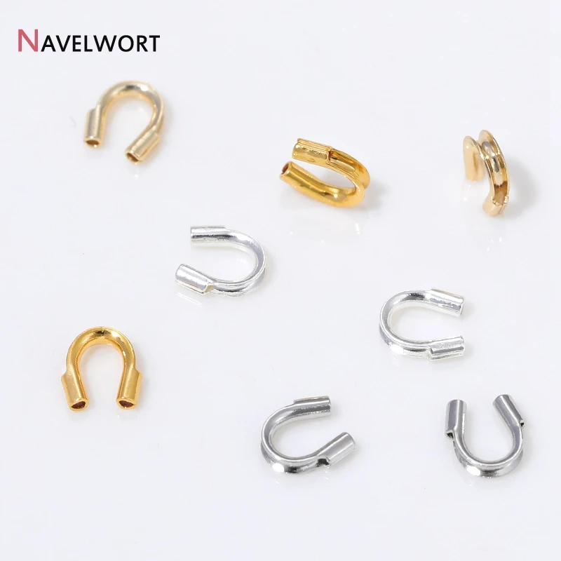 Gold Plated Brass Wire Guardian Protectors for Jewellery Making