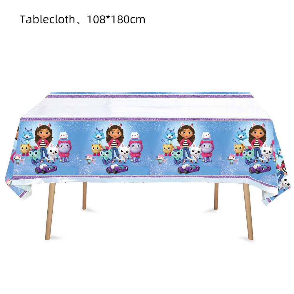 1pcs/lot Disney Princess Tablecloth Happy Birthday Supplies Decorations Tablecover Baby Shower christmas Plastic Tableware