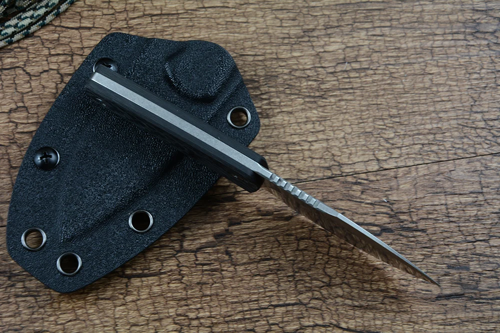 Cuchillo fijo TWOSUN TS542 de - Dive Knife Titanium reseña y precio