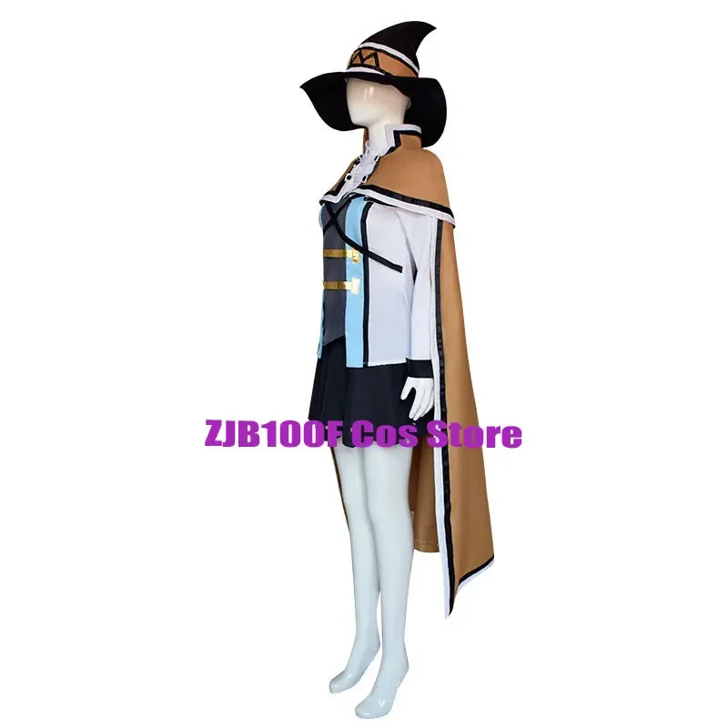 

RT01 Anime Mushoku Tensei Roxy Migurdia Cosplay Roxy M. Greyrat Costume Wig Uniform Hat Cloak Suit Halloween Party Outfit fo*Jk2