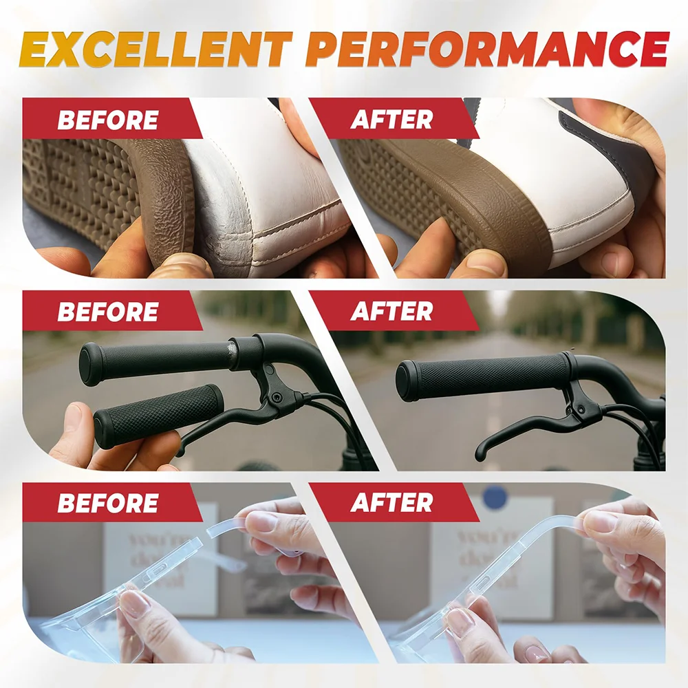 غراء فائق القوة جديد مقاوم للماء لاصق فوري ثواني CA سيانو أكريليت 502 معدن خشب حذاء زجاج بلاستيك سيليكون مطاط، لاصق فوري سريع الجفاف بقوة صناعية