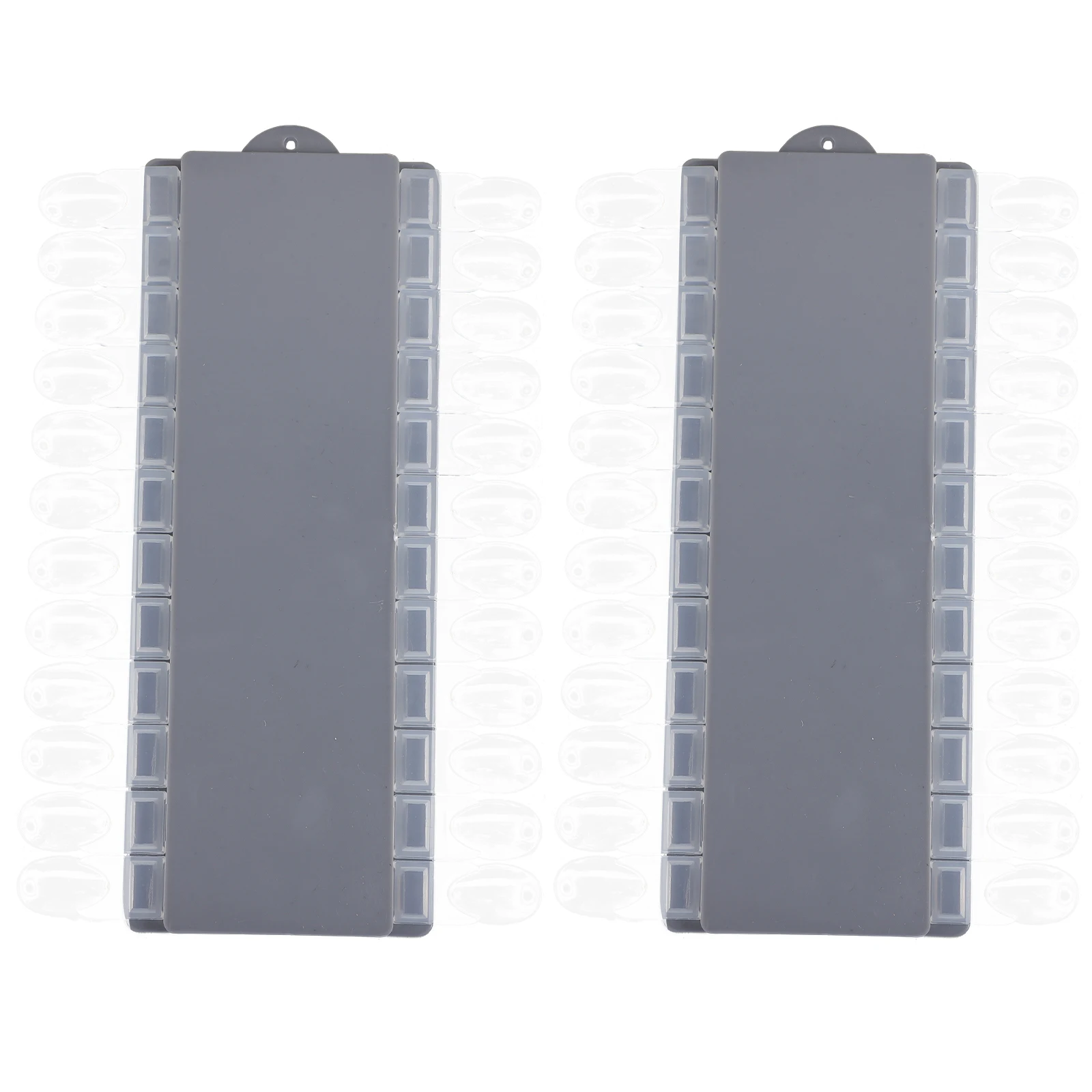 Espositore per manicure premium per carte per unghie da 2 pezzi per la decorazione del negozio del salone Carta per esposizione di colori per unghie multicolori