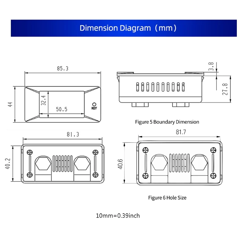 1 pz DC 0-300V 0-300A Display LCD digitale corrente tensione potenza contatore di energia trasporto di goccia