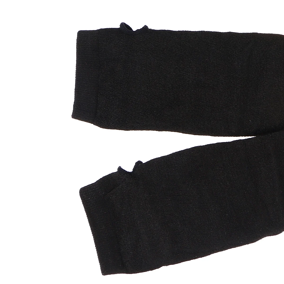 Rękawiczki bez palców, dziergane rękawki na ramiona dla kobiet, czarne, zimowe, długie ocieplacze, miękkie, oddychające, modne, kompatybilne z ekranami dotykowymi.