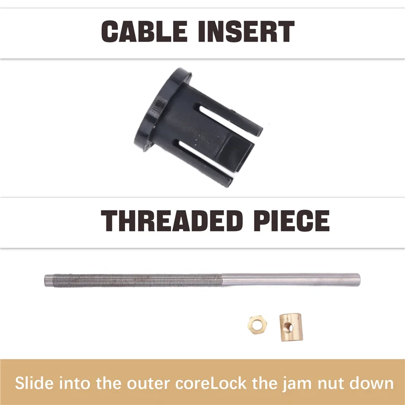 

2 Set Lower Shift Cable Kit 865436A02 Replacement Spare Part For Mercruiser Alpha Gen One & Two 1 2 R MR MC
