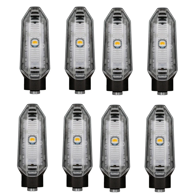 8X Motorcycle LED Turn Signal Lights Lamps Side Indicator For HONDA CB125/CBR650R/CBF/X-ADV /CB 150R /CB 300R/ CB 1000R