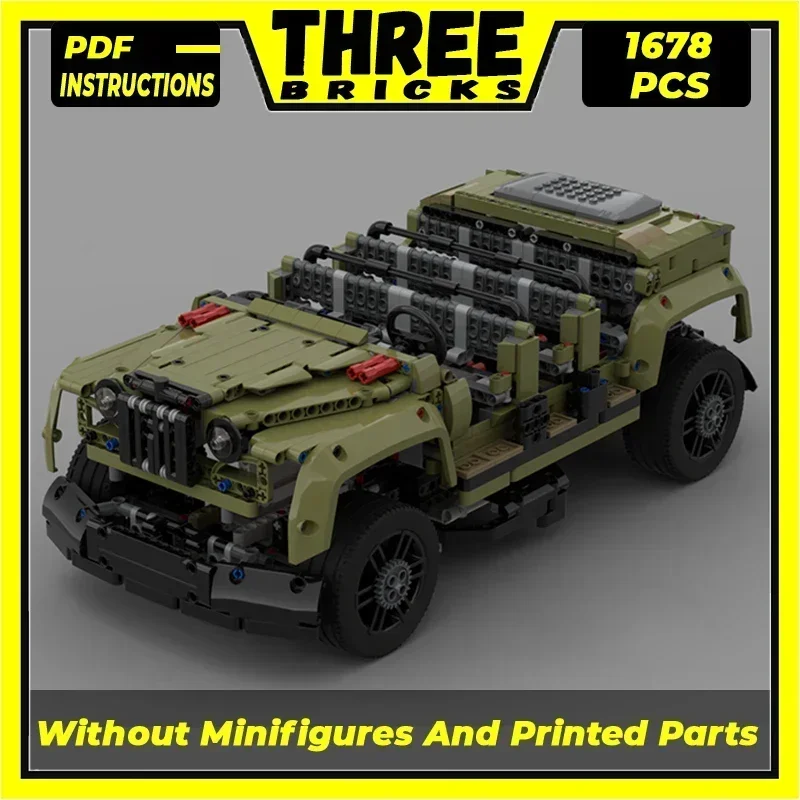 Moc Building Bricks Car Model Adventure EMV Off-road Vehicle Technology Modular Blocks Gifts Christmas Toys DIY Sets Assembly