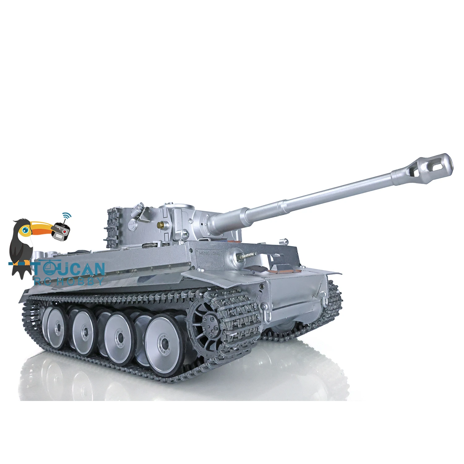 1/16 HENG LONG 2.4G Aggiornato Full Metal Tedesco Tiger I Carro Armato RC 3818 Pro Modello di Auto di Controllo Remoto RC Panzer Modello TH05247-SMT4