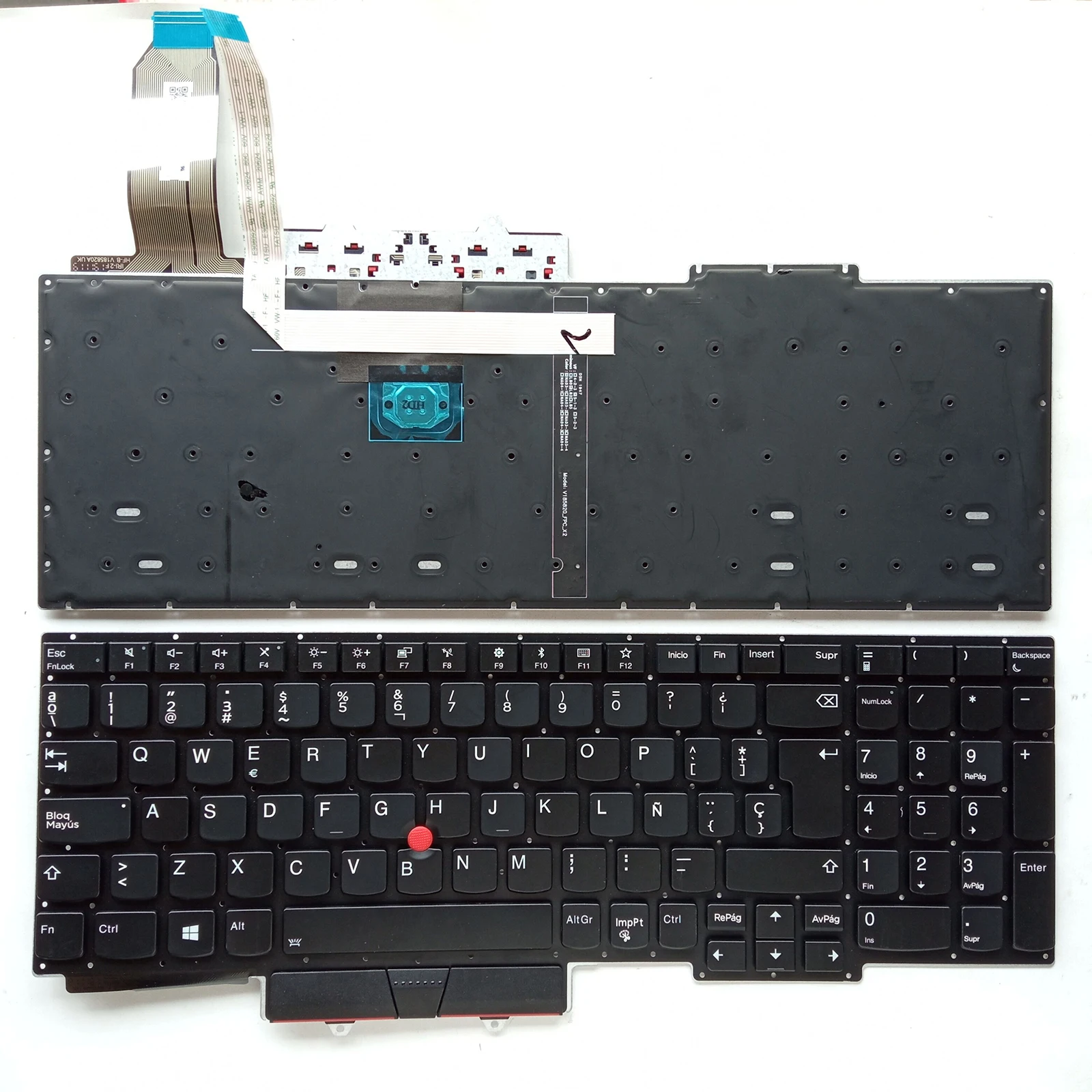 

US UK SP Laptop Replacement Layout Keyboard for Lenovo ThinkPad E15 Gen 1（20RD 20RE）TP00117A SL10W47275