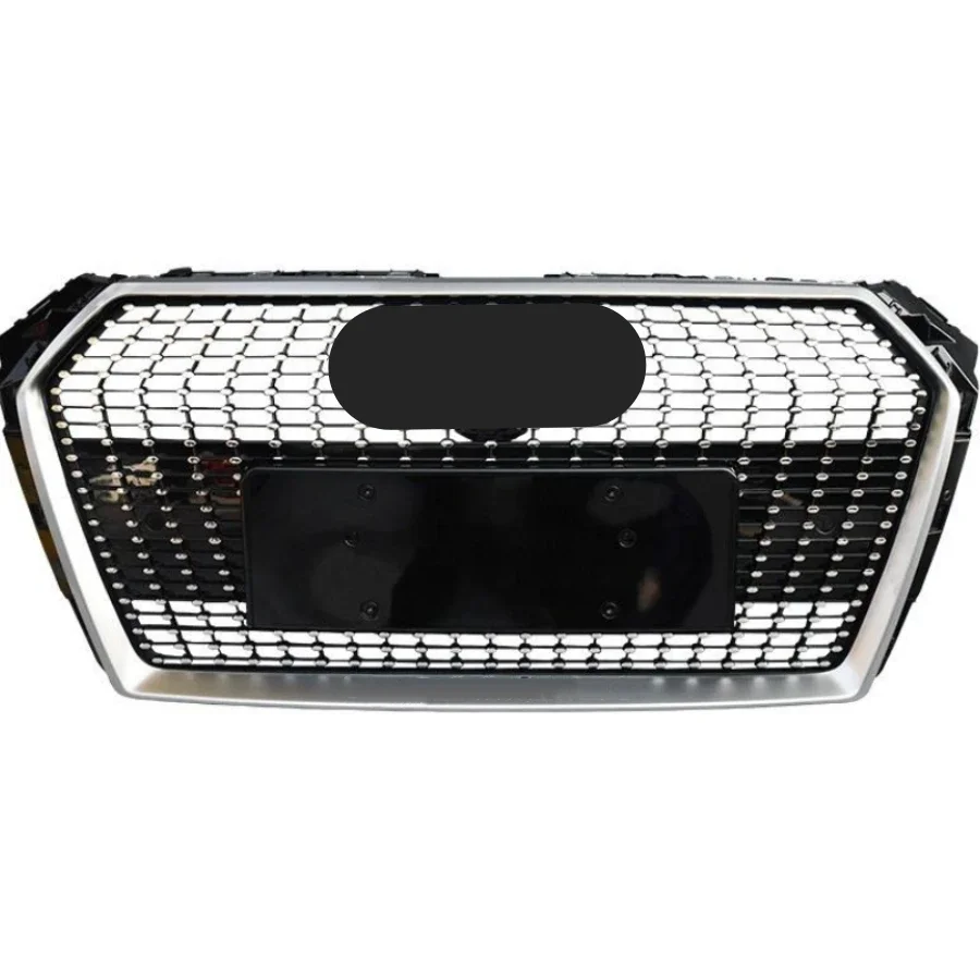 Front Hood Grille Car Front Bumper Grill Center Grille for A4/S4 B9 2017-2019 Fast Shipping For RS4 Grill