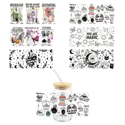 Cartoon Magic UV DTF Wrap Transfer Stickers Fashion Cool Design DIY Wrap For 16oz Glasses Cups Mugs Bottles Waterproof Decal