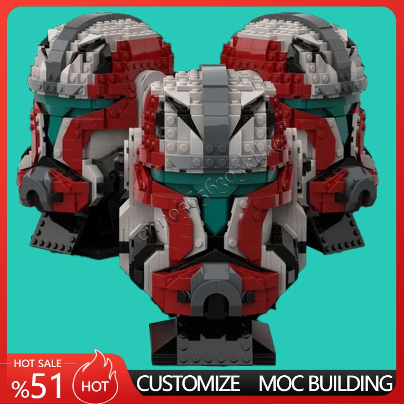 

891 шт., звездный план, шлем, Commando Jace, индуистская модель, сделай сам, головоломка на заказ, архитектура, образовательная сборная модель, игрушки на день рождения Xma