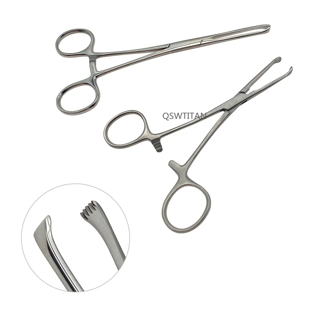 Alice Tissue Forceps Uterine Forceps Clamps Cervical Forceps Orthopaedic Surgical Instruments