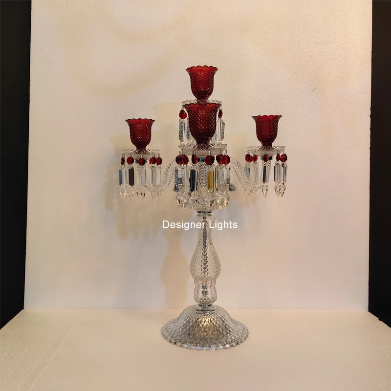 Living room candlesticks crystal candelabra centerpiece wedding decoration home candle holder