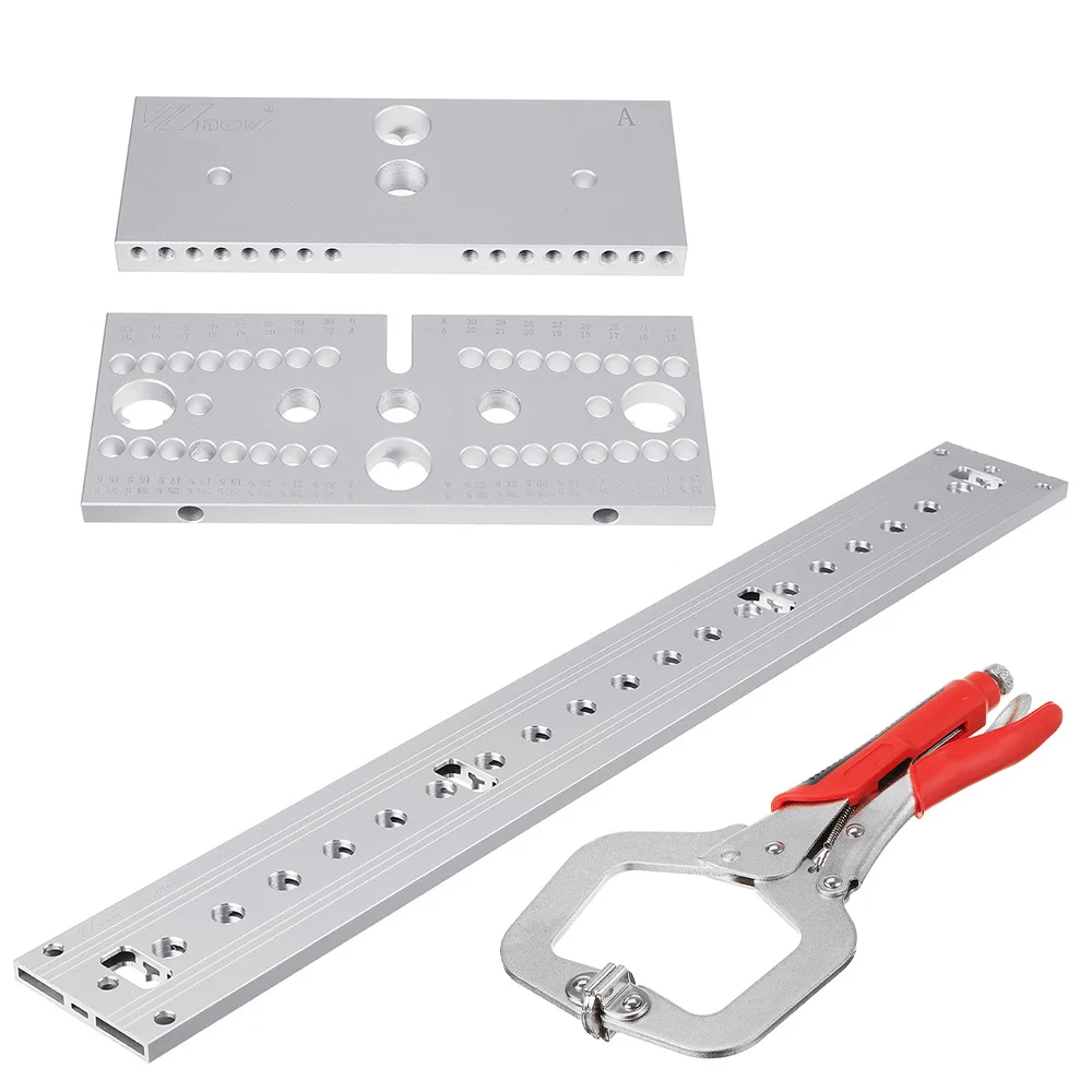 

ENJOYWOOD 3 в 1, дюбель-джиг, деревообрабатывающий дырокол, направляющая для сверла, позиционирование 7/8/10 мм M14 M18, открывалка для отверстий, руководство для сверления своими руками