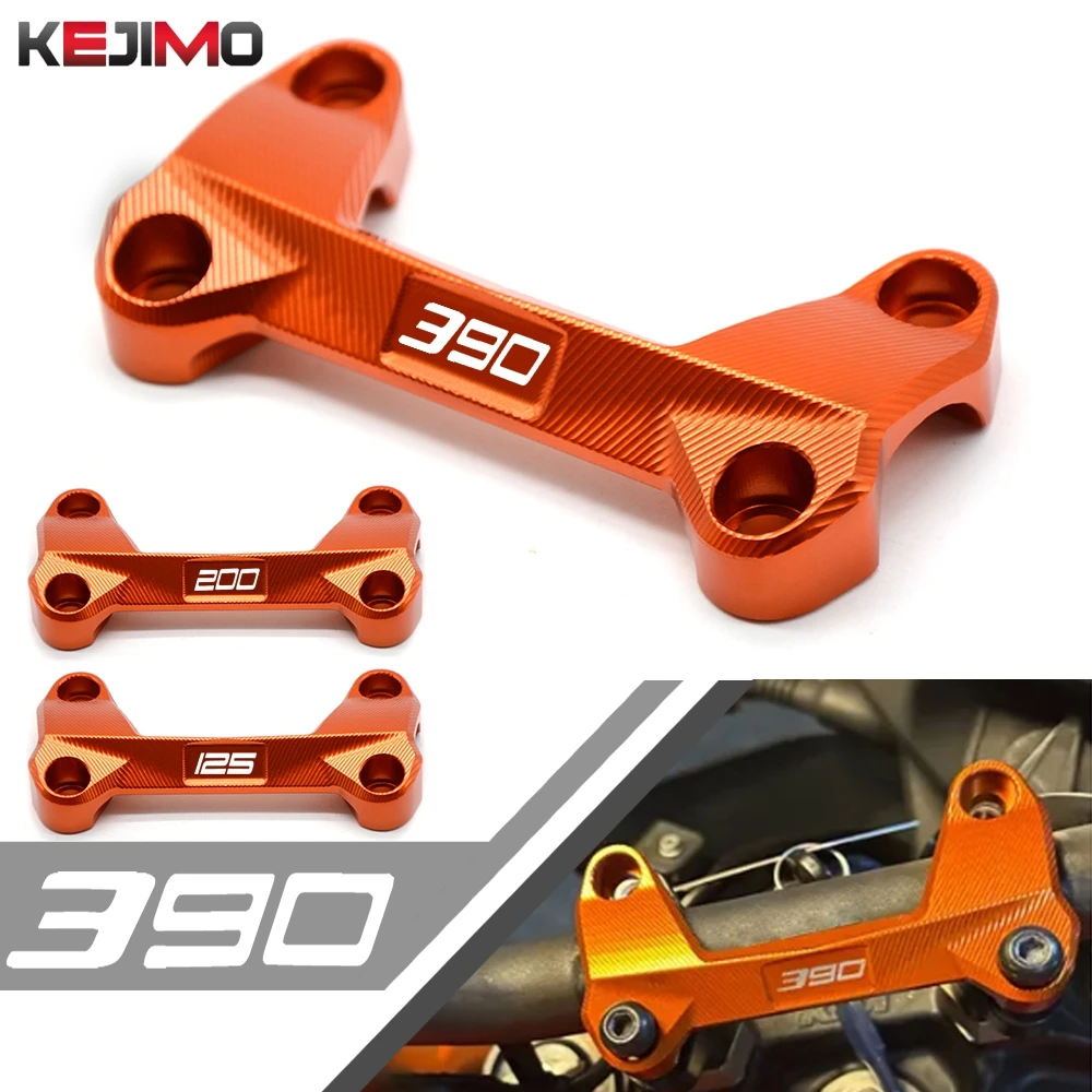 FOR DUKE390 DUKE125 DUKE200 Motorcycle Handlebar Risers Top Cover Clamp Accessories For KTM DUKE 125 200 390 Duke 2006 - 2023