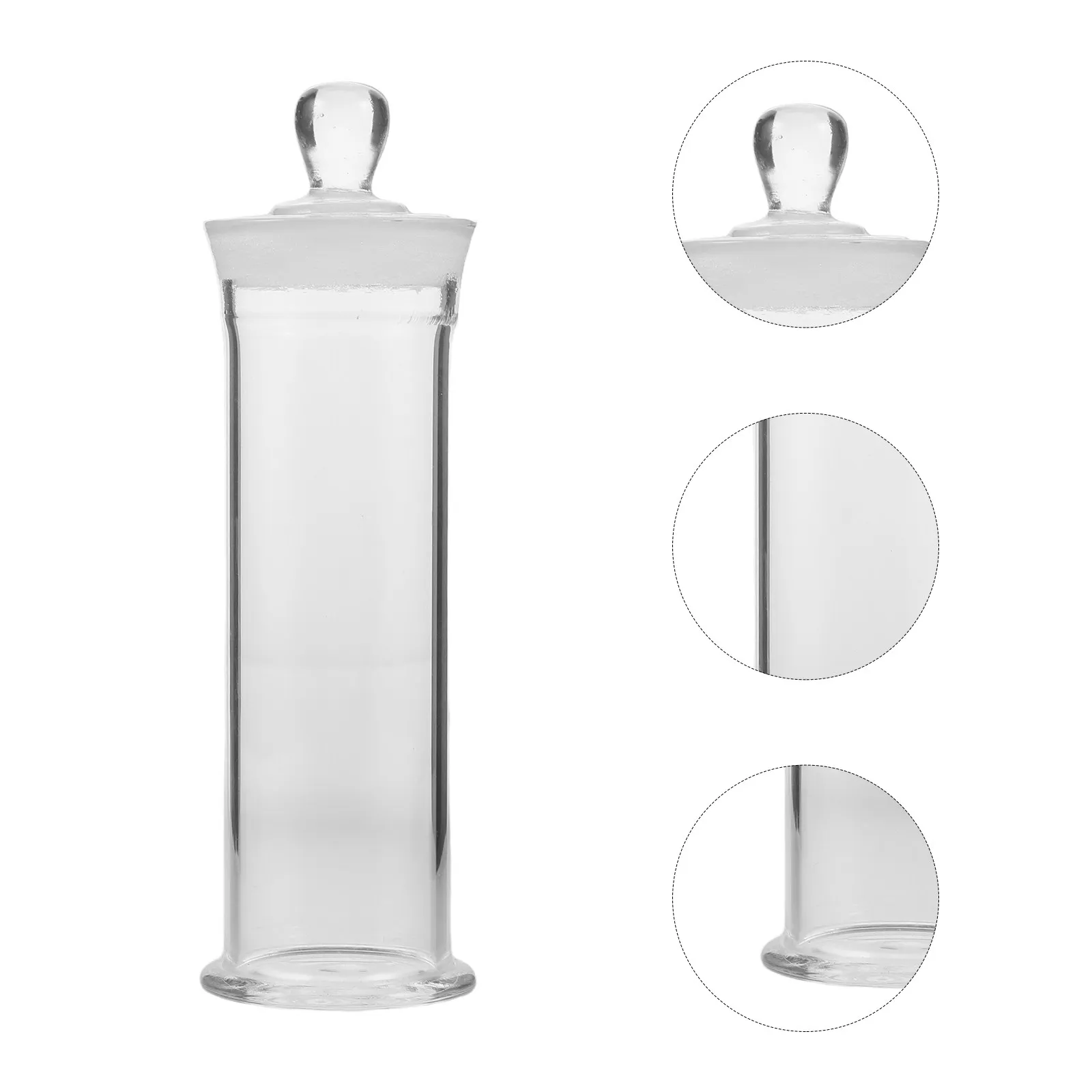 

Стеклянная бутылка для образцов, высокопрозрачная, герметичная, для демонстрации, лабораторная емкость для хранения образцов, витрина для образцов, декоративная