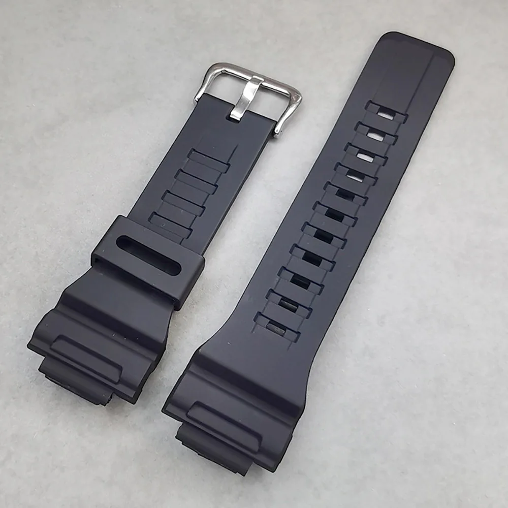 PU Watch band Bracelet for Casio G Shock AQS810W AQS800W AEQ110W W735H Strap Watch Accessories Wrist Band Black Belt