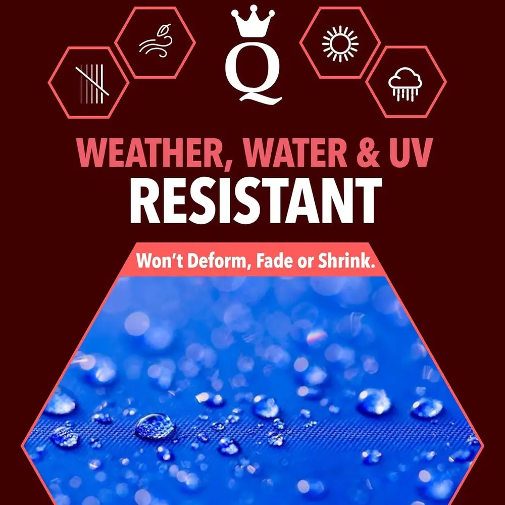 قماش القنب القوي المقاوم للماء مقاس 8 × 10، 120 جرام في المتر المربع، 12 ميل، مقاوم للأشعة فوق البنفسجية والتمزق للتخييم في الهواء الطلق والمركبات والملاجئ والحماية #4