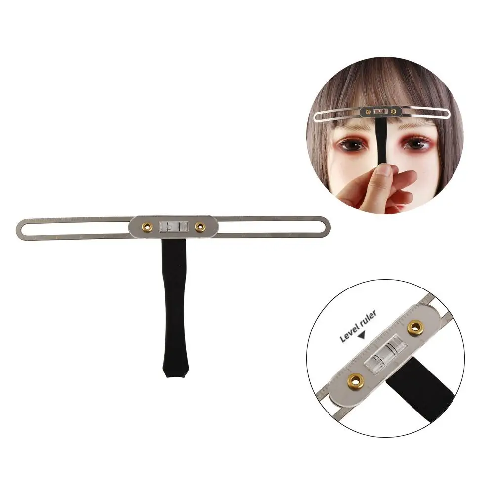 3D Eyebrow Tattoo Ruler Three-Point Positioning Reusable Microblading Eyebrow Stencil Template Easy To Use Metal