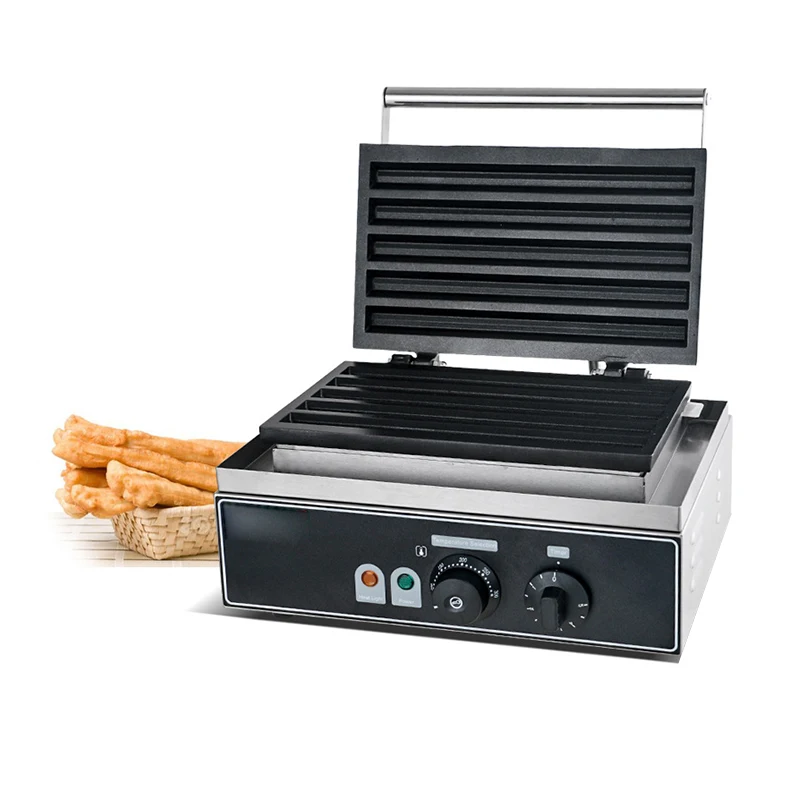 Electric Fried Dough Sticks Churro Machine Fritter Making Machine Crispy Stick Waffles Maker