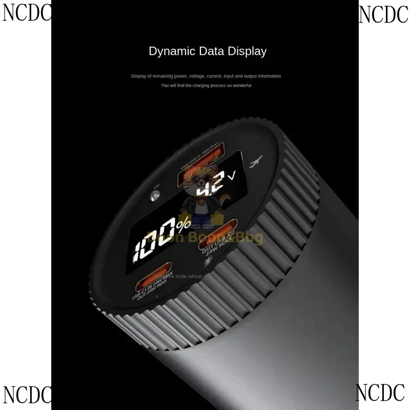 Energy Pulse Column PD24W Fast Charging 4680 Power Bank 46950 Detachable Battery Aluminum Alloy Digital Display