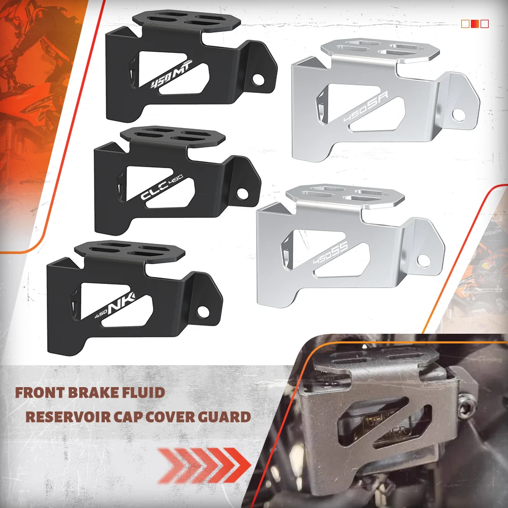 

For CFMOTO CLC 450 Bobber 450SR 450SS 450NK 450MT CLC450 Aluminium Motorcycle Rear Brake Fluid Reservoir Guard Cover 2023-2026