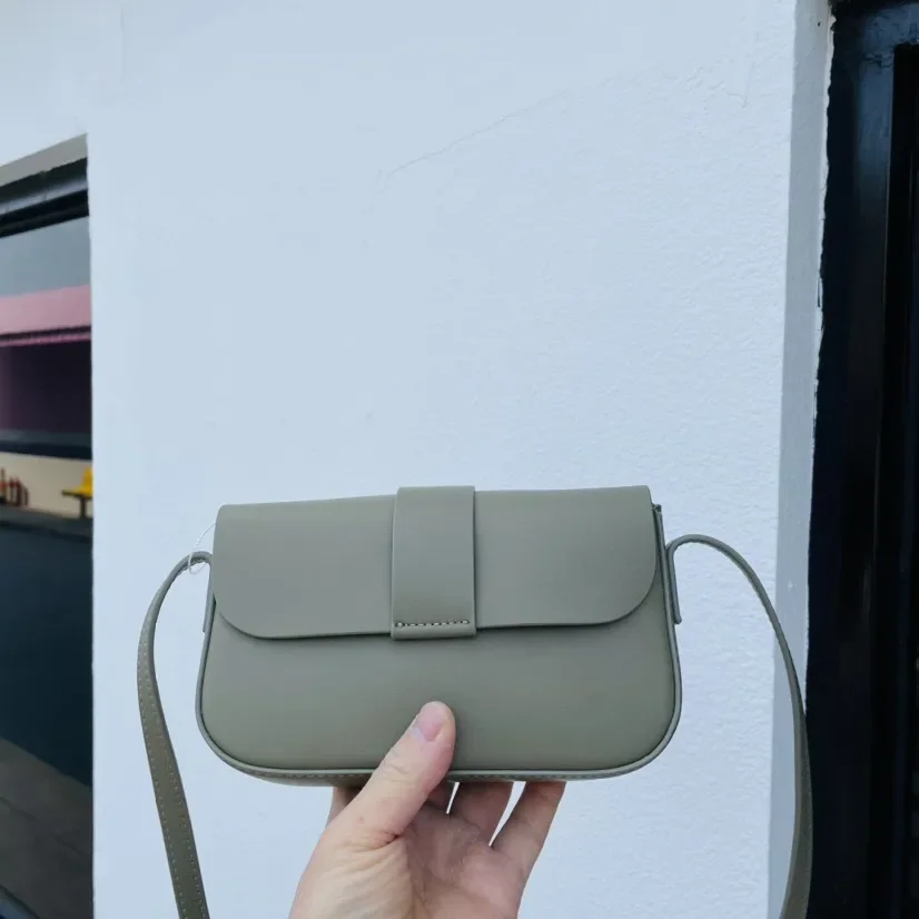 Mini bolso de estilo coreano para mujer, bolso de hombro pequeño de cuero auténtico, bolsos y bolsos de diseño de marca, bolsos de mano para mujer